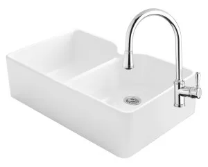 Abey Chambord Clotaire Double Bowl Sink Pack CLOTAIRE-2WT by Abey, a Kitchen Sinks for sale on Style Sourcebook