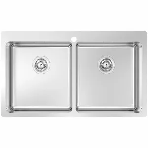 Abey The Leichardt 45L Double Inset Laundry Tub with Overflow LT45DB by Abey, a Kitchen Sinks for sale on Style Sourcebook