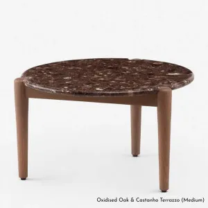 De La Espada Sidekicks Medium Coffee Table with Terrazzo Top and Ash Timber 456MMA by De La Espada, a Side Table for sale on Style Sourcebook