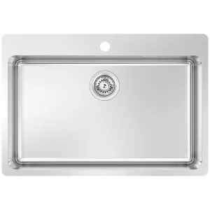 Abey The Latrobe 70L Single Inset Laundry Tub with Overflow LT70B by Abey, a Kitchen Sinks for sale on Style Sourcebook
