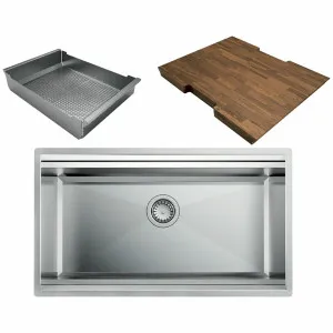 Artinox Layer 74 Workstation Sink with Strainer and Chopping Board LACCSBR074 by Artinox, a Kitchen Sinks for sale on Style Sourcebook