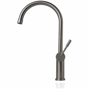 Titan Gooseneck Kitchen Mixer Tap Model 2 Gunmetal TTGM2 by Titan, a Kitchen Taps & Mixers for sale on Style Sourcebook