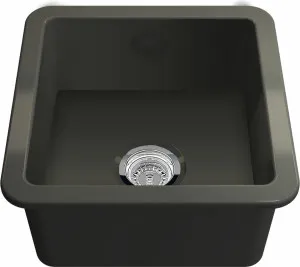 Turner Hastings Cuisine 46 Single Bowl Inset and Undermount Sink Matte Black CU46FS-MB by Turner Hastings, a Kitchen Sinks for sale on Style Sourcebook