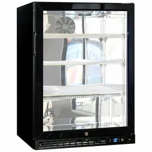 Schmick Glass Door Under Bench Bar Fridge Black SK156R-B by Schmick, a Refrigerators, Freezers for sale on Style Sourcebook
