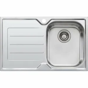 Oliveri Flinders Single Bowl Topmount Sink with Left-Hand Drainer FL122 by Oliveri, a Kitchen Sinks for sale on Style Sourcebook