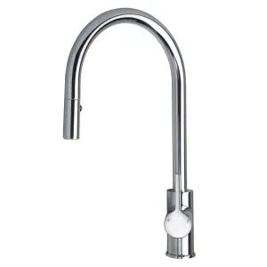 Artusi Gooseneck Mixer Pull Out Tap Chrome ASM301X by Artusi, a Kitchen Taps & Mixers for sale on Style Sourcebook