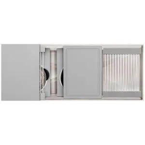 The Galley Ideal ThinTop Workstation 3S Plus DryDock 12 Exclusive Gray Resin IWS3SDD12STTGR by The Galley, a Kitchen Sinks for sale on Style Sourcebook