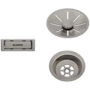 Blanco InFino Waste Kit for Single Bowl Satin Platinum 207406 by Blanco, a Kitchen Sinks for sale on Style Sourcebook