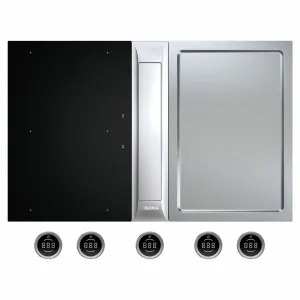 Bora Professional 3.0 Surface Induction & Tepan Module Cooktop with Integrated Rangehood PKAS3FIT by Bora, a Cooktops for sale on Style Sourcebook