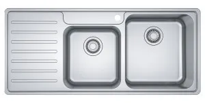Franke Bell 1 and 3/4 Bowl Sink with Left Hand Drainer BCX621LHD by Franke, a Kitchen Sinks for sale on Style Sourcebook