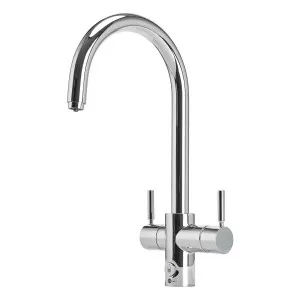 Insinkerator Multitap 4N1 Ambient J Shape Chrome 4004JCA by Insinkerator, a Kitchen Taps & Mixers for sale on Style Sourcebook