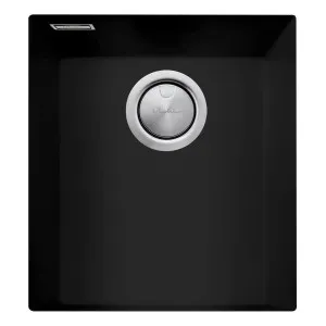 Oliveri Santorini Standard Single Bowl Undermount Sink Matte Black ST-MB1530U-OF by Oliveri, a Kitchen Sinks for sale on Style Sourcebook