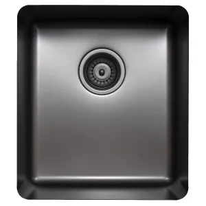 Titan Essentials Medium Single Bowl Sink Gunmetal TSGM40 by Titan, a Kitchen Sinks for sale on Style Sourcebook