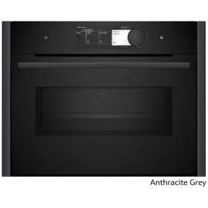 NEFF 45cm Pyrolytic Compact Oven with Microwave Anthracite Grey C29MY7MY0-AG by NEFF, a Ovens for sale on Style Sourcebook