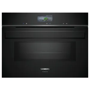 Siemens iQ700 Built-In Compact Oven with Microwave Function - Black CM976GMB1B by Siemens, a Ovens for sale on Style Sourcebook