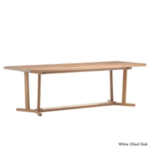 De La Espada Shaker Dining Table Medium in Oak Timber 764MTK by null, a Dining Tables for sale on Style Sourcebook