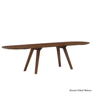 De La Espada Together Extending Table Medium in Walnut Timber 452EMW by null, a Dining Tables for sale on Style Sourcebook