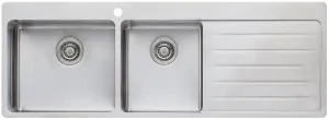 Oliveri Sonetto 1 and 3/4 Bowl Right Handed Drainer Topmount Sink SN1011 by Oliveri, a Kitchen Sinks for sale on Style Sourcebook