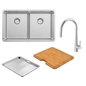 Abey Lucia 200 Sink & Tap Pack LUA200T14 by Abey, a Kitchen Sinks for sale on Style Sourcebook