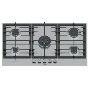 Bosch Series 6 90cm Gas Cooktop with Flame Select PCR9A5I90A by Bosch, a Cooktops for sale on Style Sourcebook