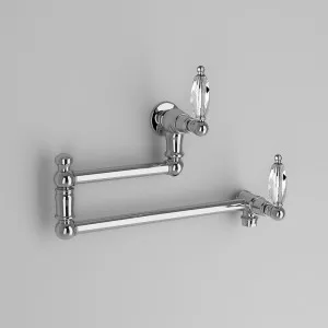 Astra Walker Signature Pot Filler with Swarovski Crystal Lever Handles A50-26-CL-00 by Astra Walker, a Kitchen Taps & Mixers for sale on Style Sourcebook