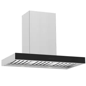 Whispair 90cm Rome Canopy Rangehood with Power On Board Motor X5R09S5.OP/B by Whispair, a Rangehoods for sale on Style Sourcebook