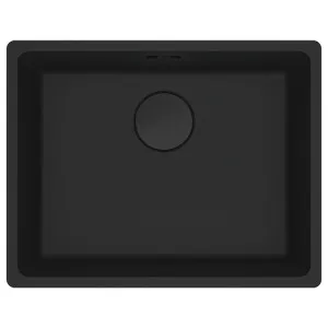 Franke Maris 520mm Single Bowl Flushmount Sink Matte Black MRG210-52MB-B by Franke, a Kitchen Sinks for sale on Style Sourcebook