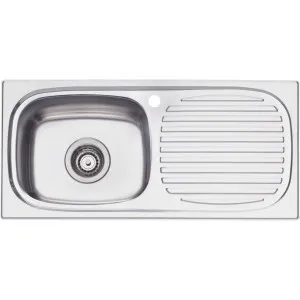 Oliveri Martini Single Bowl Right Hand Drainer Sink MR501 by Oliveri, a Kitchen Sinks for sale on Style Sourcebook