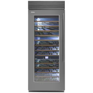 Fhiaba 90cm X-PRO Wine Cellar Left Hinge Satin Steel XS8990FW3AM4DH by Fhiaba, a Wine Fridges for sale on Style Sourcebook