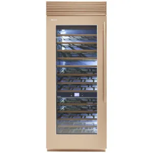 Fhiaba 90cm X-PRO Wine Cellar Left Hinge Gold XS8990FW3AM3DH by Fhiaba, a Wine Fridges for sale on Style Sourcebook