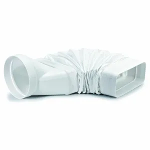 V-ZUG Round To Flat Flex Elbow Adaptor 1012787 by V-ZUG, a Rangehoods for sale on Style Sourcebook