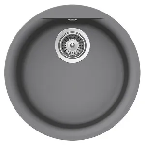 Abey Schock Euro Round Single Bowl Sink ER-100CR by Abey, a Kitchen Sinks for sale on Style Sourcebook