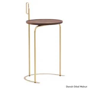 De La Espada Handle Side Table - Walnut 790W by De La Espada, a Side Table for sale on Style Sourcebook