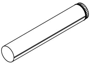 Qasair 120cm Round Duct Length Colourbond Single Motor Ducting DR200CB by null, a Rangehoods for sale on Style Sourcebook
