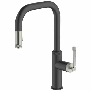 Gareth Ashton Industrial Dual Function Pull Out Kitchen Mixer 7K2-BBN by Gareth Ashton, a Kitchen Taps & Mixers for sale on Style Sourcebook