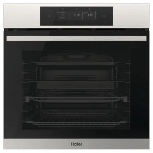 Haier 60cm 500 Series 14 Function Built-in Pyrolytic Oven with Steam Assist Stainless Steel HWO60S14TPX5 by Haier, a Ovens for sale on Style Sourcebook