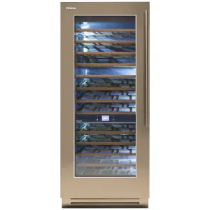 Fhiaba 90cm Classic Wine Cellar Left Hinge Pearl Silver KS8990FW3AM2DH by Fhiaba, a Wine Fridges for sale on Style Sourcebook