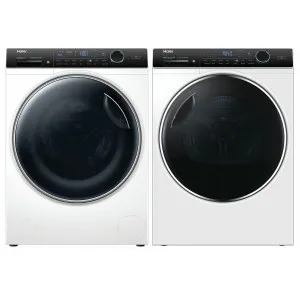Haier 9kg Front Load Washer & 9kg Heat Pump Dryer Laundry Pack HWF90ANHDHP90AN1 by Haier, a Washing Machines & Dryers for sale on Style Sourcebook