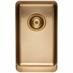 Titan Essentials Small Single Bowl Sink Brass TSBR28 by Titan, a Kitchen Sinks for sale on Style Sourcebook