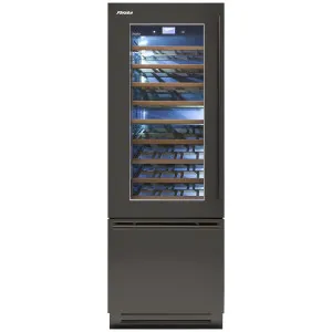 Fhiaba 75cm Classic Wine Cellar and Wine Drawer Left Hinge Titanium KS7490TWT3AM5DH by Fhiaba, a Wine Fridges for sale on Style Sourcebook