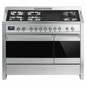 Smeg 120cm Classic Dual Fuel Stainless Steel Freestanding Oven A3AU-81 by null, a Ovens for sale on Style Sourcebook