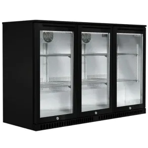 Husky Tropical Outdoor Alfresco Triple Back Bar 280L Black ALF-C3-BLK-840 by null, a Refrigerators, Freezers for sale on Style Sourcebook