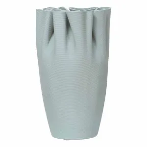 Elara Vase Large 17x28cm in Sage Green by OZ Design, a Vases & Jars for sale on Style Sourcebook