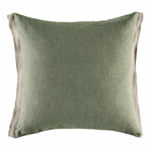 Belrose Feather Fill Cushion 50x50cm in Moss by OZ Design, a Cushions, Decorative Pillows for sale on Style Sourcebook