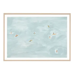 Surf Scene Framed Print in 62 x 45cm by OZ Design, a Prints for sale on Style Sourcebook