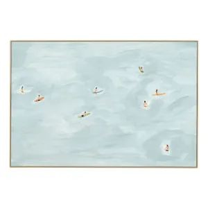 Surf Scene Framed Box Framed Canvas in 122 x 82cm by OZ Design, a Painted Canvases for sale on Style Sourcebook