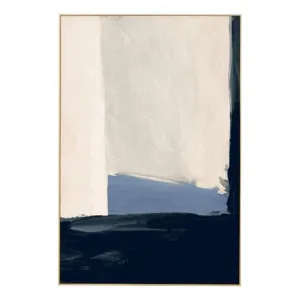 Atlanta Blue 1 Box Framed Canvas in 62 x 92cm by OZ Design, a Painted Canvases for sale on Style Sourcebook