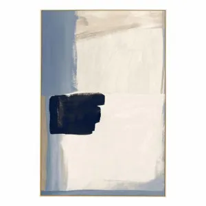 Atlanta Blue 2 Box Framed Canvas in 82 x 122cm by OZ Design, a Painted Canvases for sale on Style Sourcebook