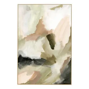 Willa Green 2 Box Framed Canvas in 52 x 77cm by OZ Design, a Painted Canvases for sale on Style Sourcebook