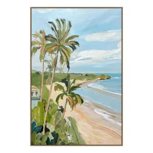 Calming Coastline A Box Framed Canvas in 80 x 120cm by OZ Design, a Painted Canvases for sale on Style Sourcebook
